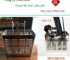 Ống đựng đua bằng INOX304 OD 12