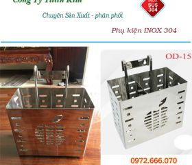 Ống đựng đua bằng INOX304 OD 15