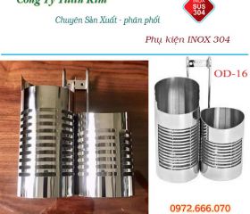 Ống đựng đua bằng INOX304 OD 16