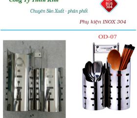 Ống đựng đua bằng INOX304 OD 07