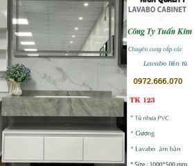 Tủ lavabo bằng nhựa PVC TK123