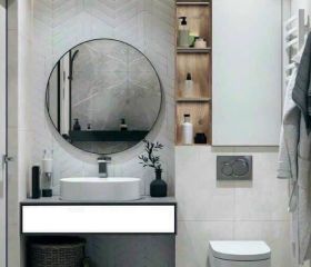 bộ tủ lavabo chậu rửa gương TK139