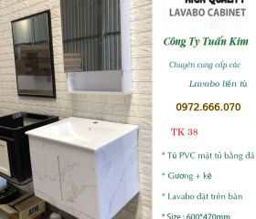 Lavabo liền tủ TK38 